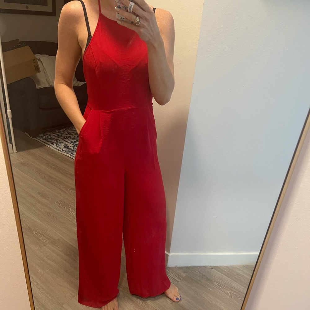 Red jumpsuit - bundle 4 items for $20 (anything $25 & under) exp 5/01